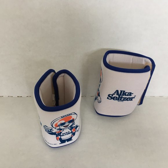 VTG two alka seltzer speedy promo drink can koozie - Picture 7 of 7